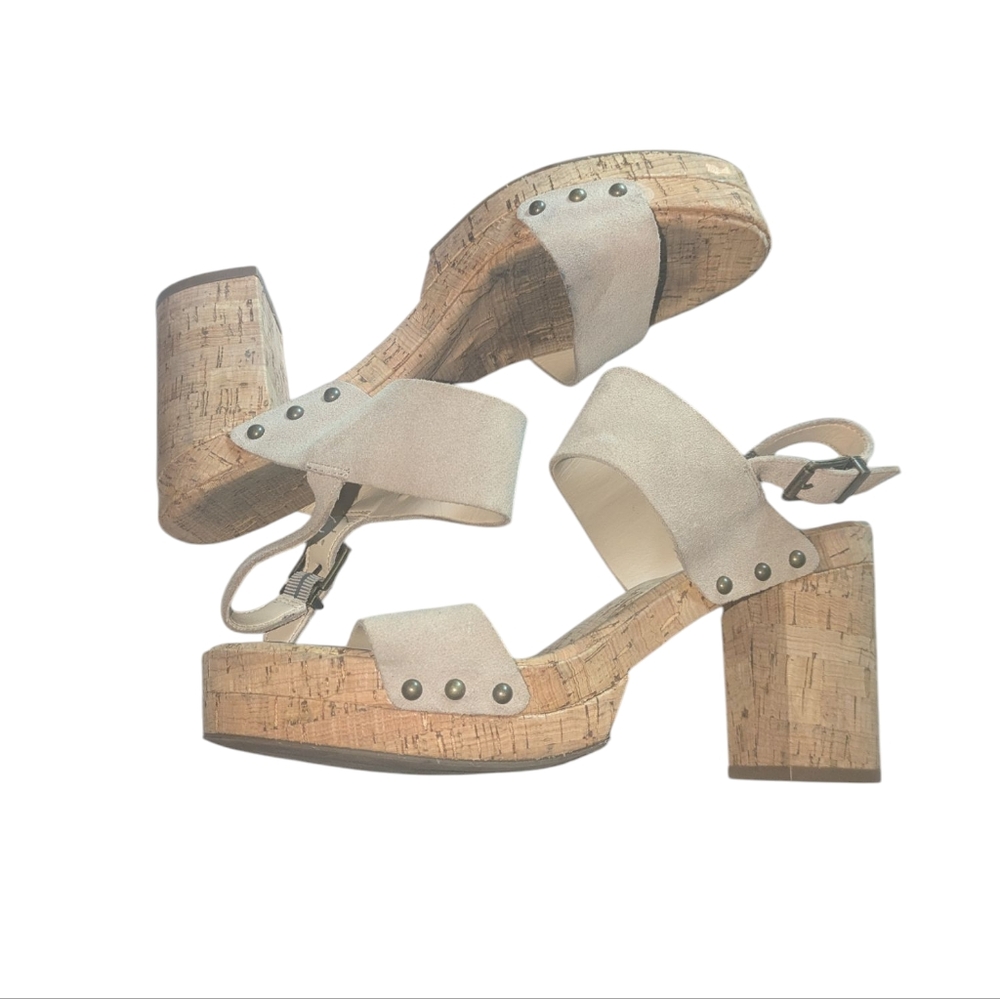 Jessica Simpson Morgani Cork Heels 9.5